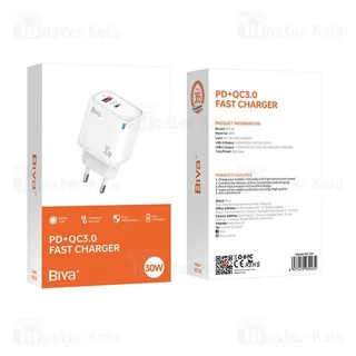 شارژر دیواری بیوا Biva HC-54 توان 30 وات - تصویر 3