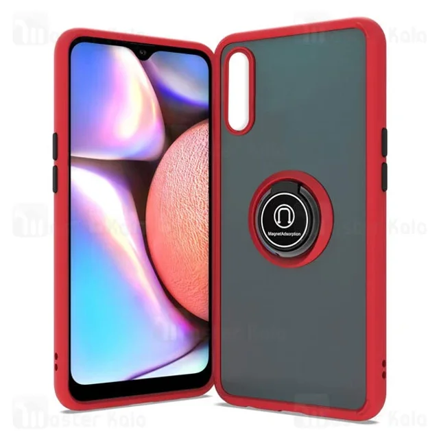 قاب مات هیبریدی انگشتی Samsung Galaxy A01 / A015 Matte Hybrid Ring Case - تصویر 2