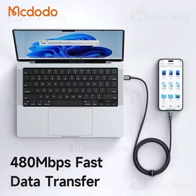 کابل Type-C به لایتنینگ مک دودو Mcdodo CA-6690 طول 1.2 متر توان 36 وات - تصویر 5