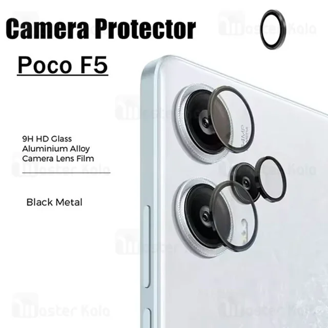محافظ لنز فلزی دوربین شیائومی Xiaomi Poco F5 / Redmi Note 12 Turbo Lens Shield - تصویر 2