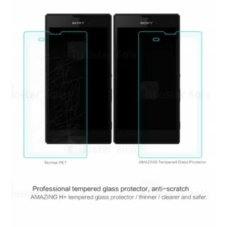 گلس نیلکین سونی Sony Xperia T3 / M50 Nillkin H Plus Glass - تصویر 7