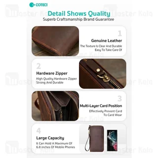 کیف دستی چرمی کوتسی Coteci 14075 Luxury - تصویر 8