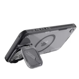کاور مگنتی نیلکین مدل Iceblade Prop Magnetic MagSafe با محافظ دوربین و استند - رنگ مشکی - تصویر 4