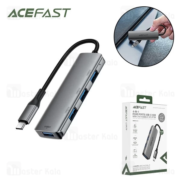 هاب 4 پورت تایپ سی ایس فست ACEFAST J15