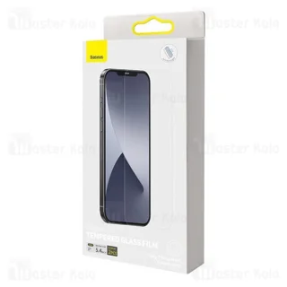 پک 2تایی محافظ صفحه شیشه ای تمام صفحه و ضد اشعه بیسوس Apple iPhone 12 Mini Baseus - تصویر 3