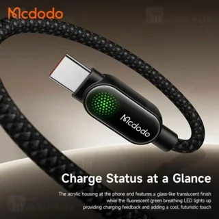 کابل Type-C به Type-C مک دودو Mcdodo CA-5620 طول 1.2 متر توان 100 وات - تصویر 5