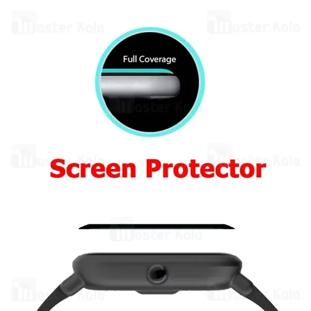 محافظ صفحه ساعت هوشمند شیائومی Amazfit Pop 3R PMMA TPU Screen Protector - تصویر 4