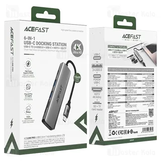 هاب 6 پورت تایپ سی ایس فست ACEFAST J18 - تصویر 7