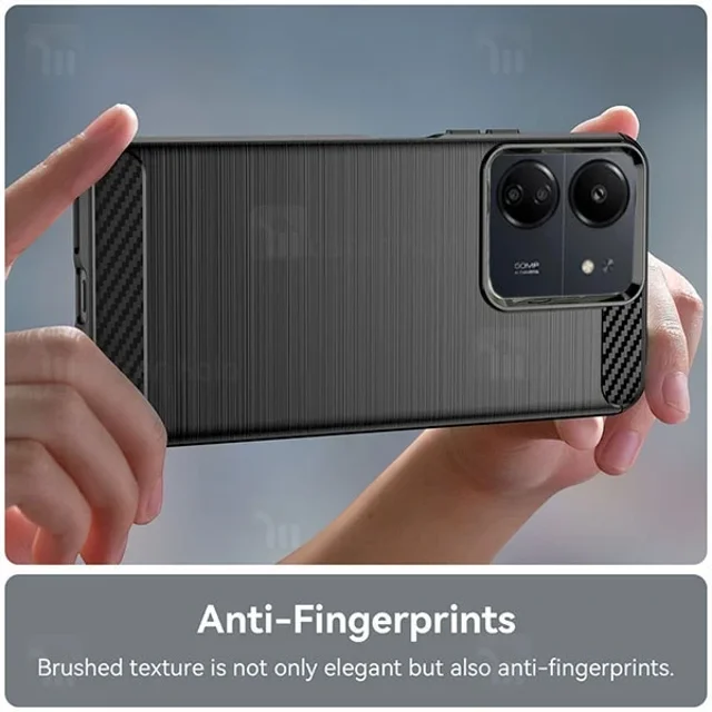 قاب فیبر کربنی شیائومی Xiaomi Poco C65 Rugged Armor Fiber Carbon - تصویر 5