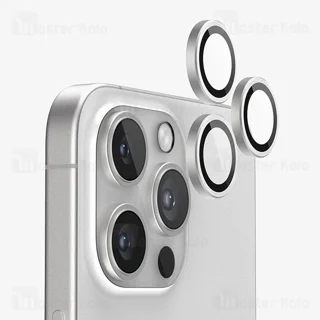 محافظ لنز فلزی دوربین مانکی Apple iPhone 16 Pro / 16 Pro Max Monkey Camera Lens - تصویر 3