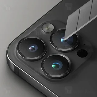 پک 3تایی محافظ لنز فلزی دوربین مانکی Apple iPhone 15 Pro / iPhone 15 Pro Max Monkey Lens - تصویر 7