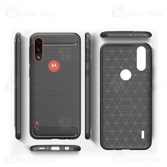 قاب فیبر کربنی موتورولا Motorola Moto E7i Power Rugged Armor Fiber Carbon - تصویر 7