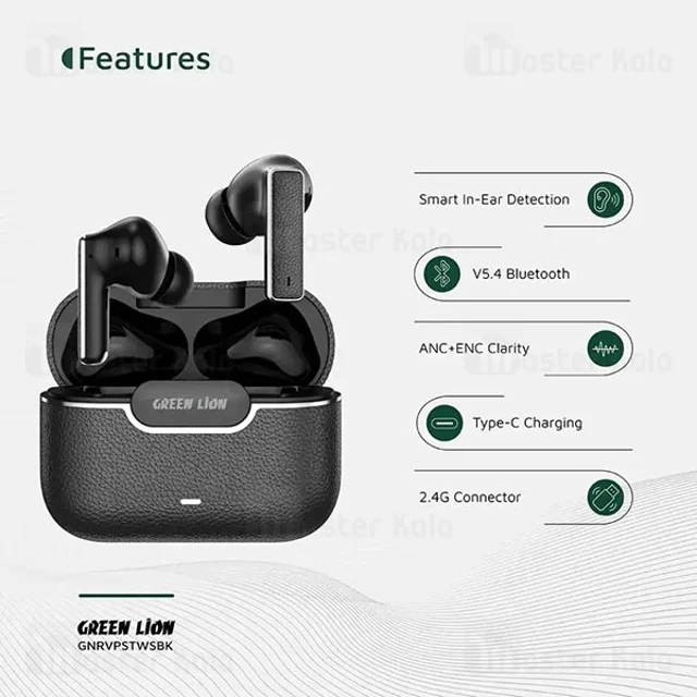 هندزفری بلوتوث گرین لاین Green Lion River Plus GNRVPSTWSBK - تصویر 8