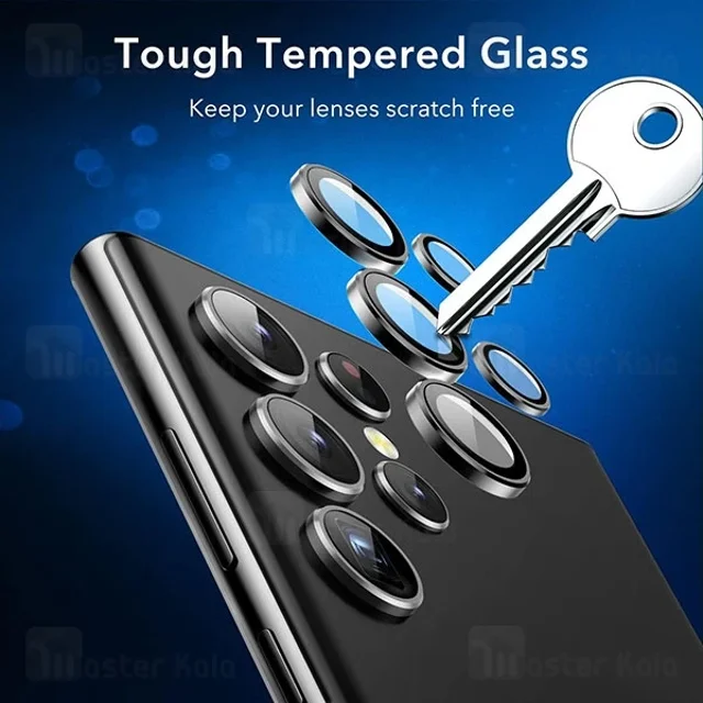 محافظ لنز فلزی دوربین سامسونگ Samsung Galaxy S22 Ultra Lens Shield - تصویر 7