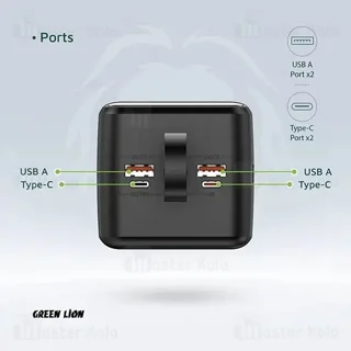 پاوربانک 50000 گرین لاین Green Lion Power Tank GNPWT50KPBBK توان 22.5 وات - تصویر 4