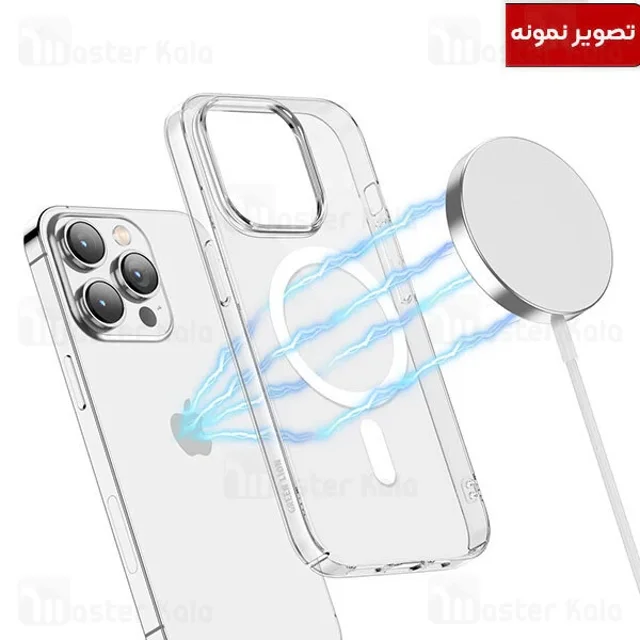 قاب محافظ مگ سیف گرین لاین آیفون Apple iPhone 14 Plus Green Lion Magsafe Delgado Clear - تصویر 6