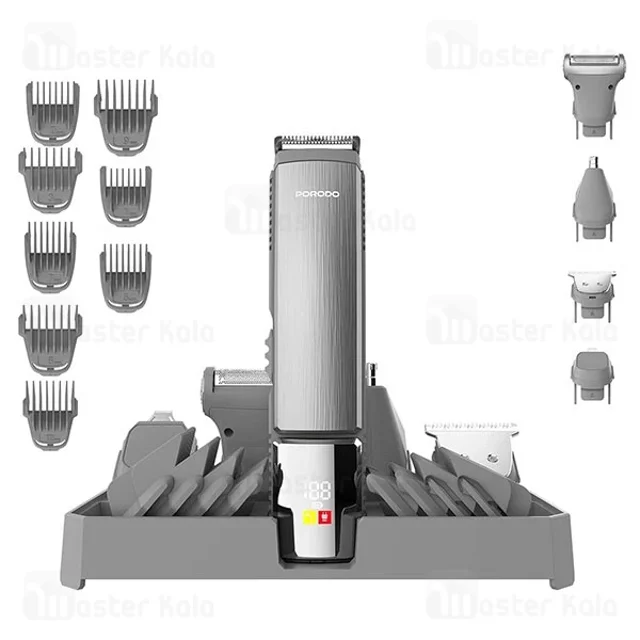 ست ماشین اصلاح چندکاره پرودو Porodo Lifestyle 14-IN-1 Trimming Kit LFST112 - تصویر 5