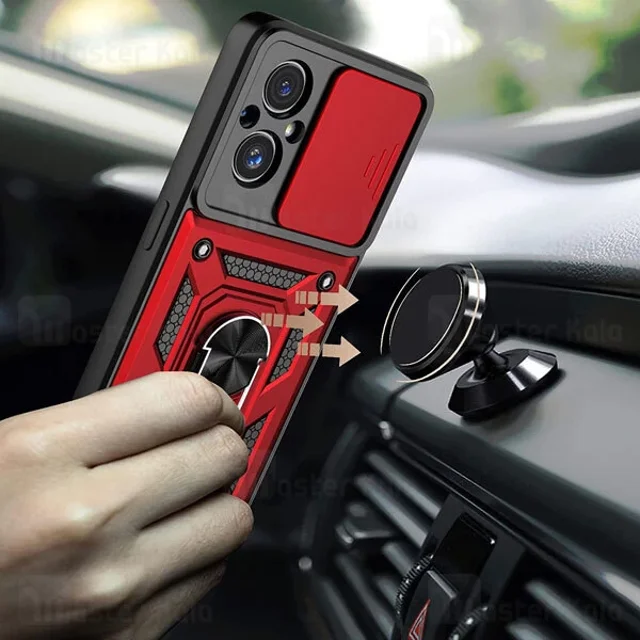 گارد محافظ ضد ضربه انگشتی وان پلاس OnePlus Nord N20 5G SHUNIJA Armor Case دارای محافظ - تصویر 7