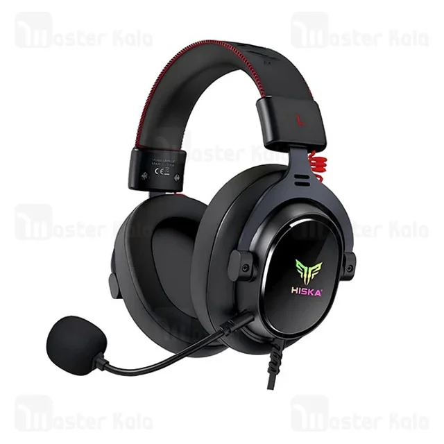 هدفون سیمی گیمینگ هیسکا Hiska GHR-08 - تصویر 2
