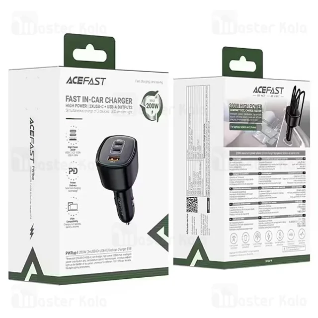 شارژر فندکی ایس فست ACEFAST B18 200W Fast Charger توان 200 وات - تصویر 7