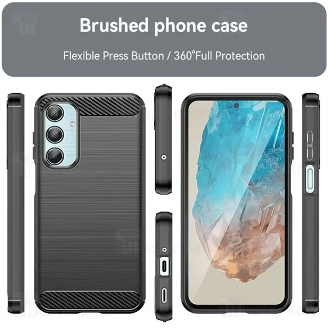 قاب فیبر کربنی سامسونگ Samsung Galaxy A16 / A16 5G Rugged Armor Fiber Carbon - تصویر 3