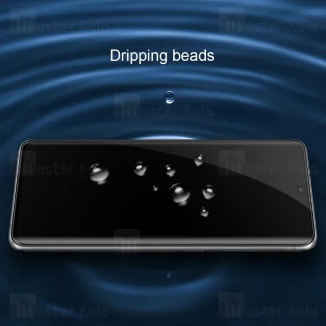 محافظ صفحه شیشه ای دورچسب تمام صفحه نیلکین Samsung Galaxy S20 3D CP+ Max - تصویر 2