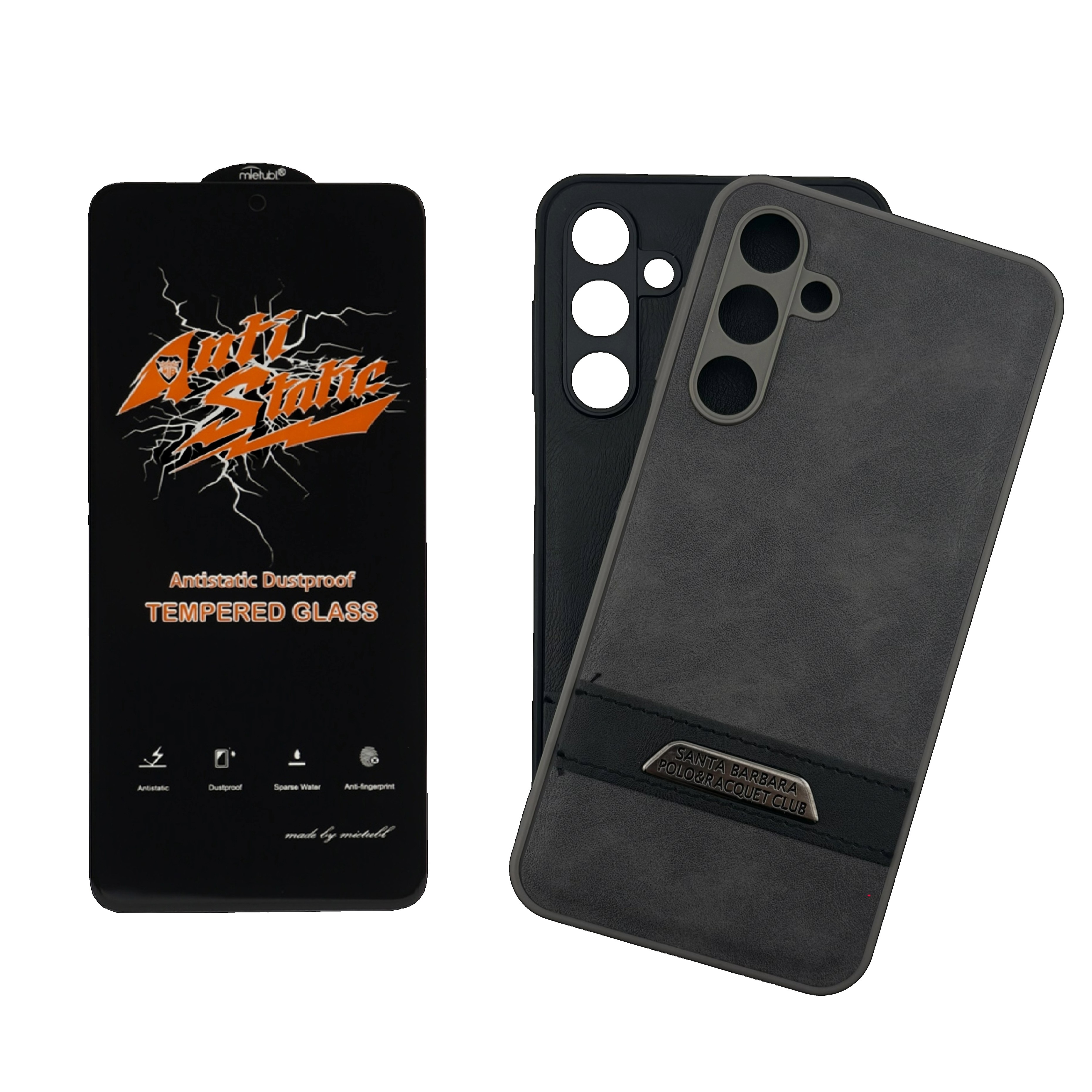 قاب چرمی سامسونگ گلکسی A25 به همراه گلس رایگان