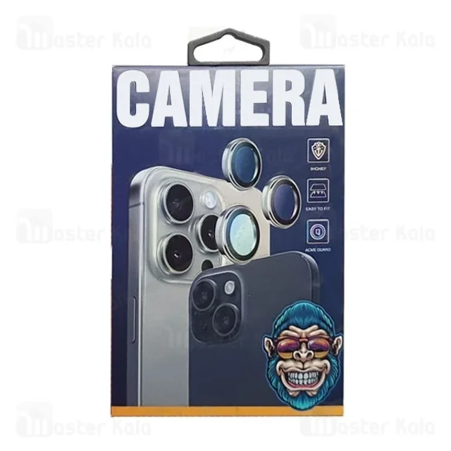 پک 3تایی محافظ لنز فلزی دوربین مانکی Apple iPhone 15 Pro / iPhone 15 Pro Max Monkey Lens - تصویر 8