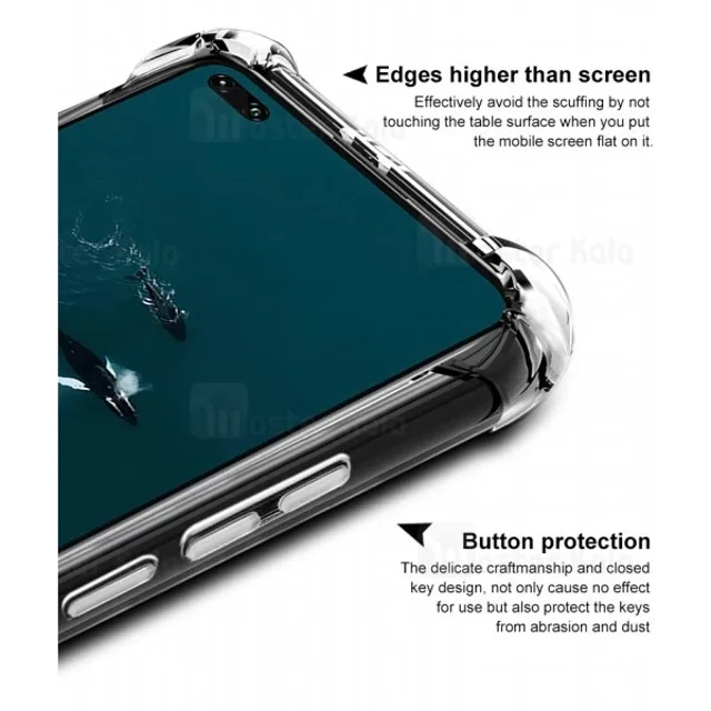 قاب ژله ای ضد ضربه هواوی Huawei Honor V30 Smtt ShockProof AirBag - تصویر 4