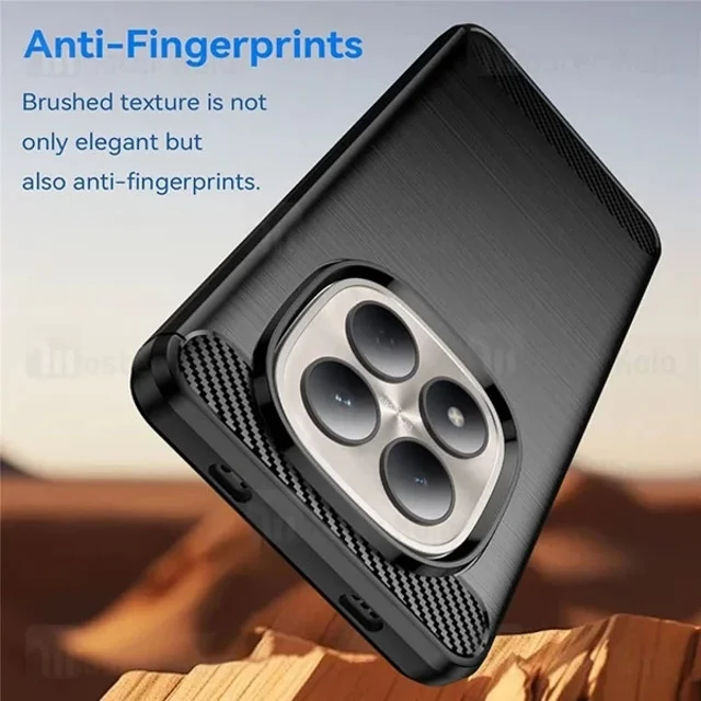قاب فیبر کربنی شیائومی Xiaomi Redmi Note 15 4G / Note 15 5G Rugged Armor Fiber Carbon - تصویر 8