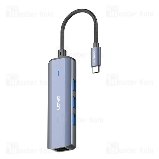هاب 4 پورت تایپ سی الدینیو LDNIO Ds-124c - تصویر 2