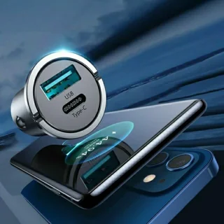 شارژر فندکی 45W پورت USB-C و USB-A برند جویروم مدل C-A35 - تصویر 6