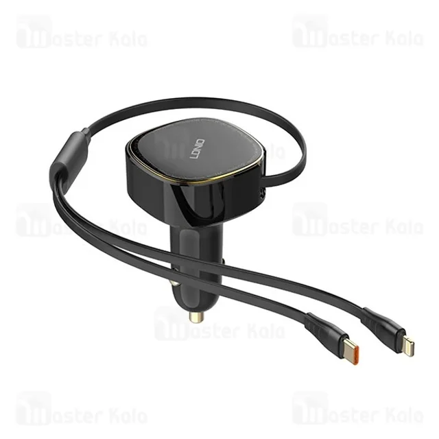 شارژر فندکی الدینیو Ldnio C107 توان 30 وات همراه با کابل جمع شونده - تصویر 6