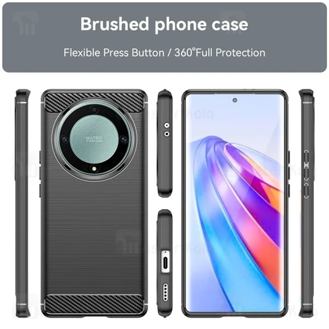 قاب فیبر کربنی Honor Magic5 Lite Rugged Armor Fiber Carbon - تصویر 3
