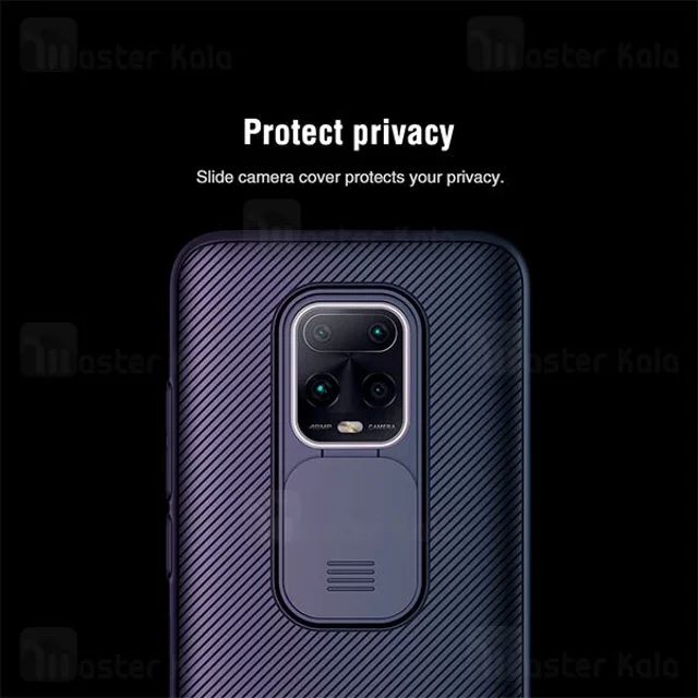 قاب محافظ نیلکین شیائومی Xiaomi Redmi 10X 5G / 10X Pro 5G Nillkin CamShield دارای محافظ - تصویر 6