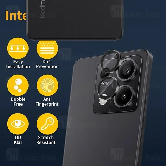 محافظ لنز فلزی دوربین شیائومی Xiaomi Redmi Note 13 5G Lens Shield - تصویر 4