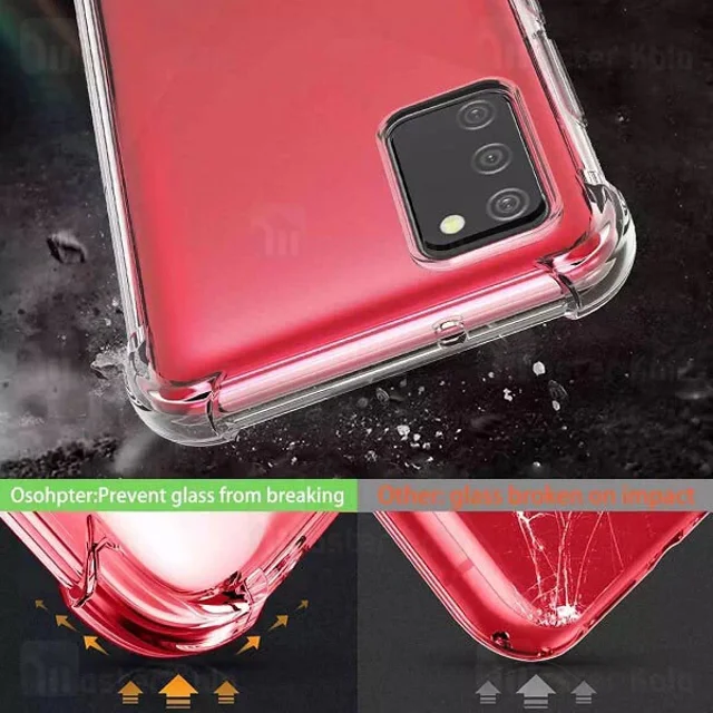 قاب ژله ای ضد ضربه سامسونگ Samsung Galaxy A02s / M02s Smtt ShockProof AirBag - تصویر 3