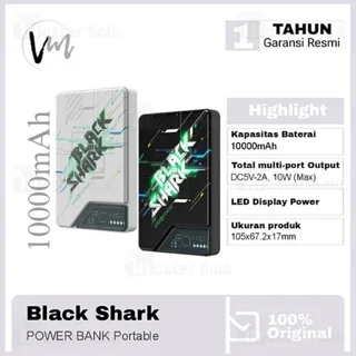 پاوربانک وایرلس 10000 مگنتی شیائومی Xiaomi Black Shark BPB08 10000mAh Cyber Magnetic توان - تصویر 8