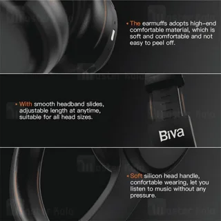 هدفون بلوتوث بیوا Biva HD-01 - تصویر 4