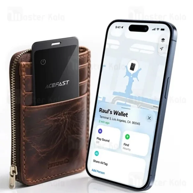 پک 2تایی ردیاب هوشمند ایس فست Acefast S3 Metal Card Positioning Device - تصویر 8
