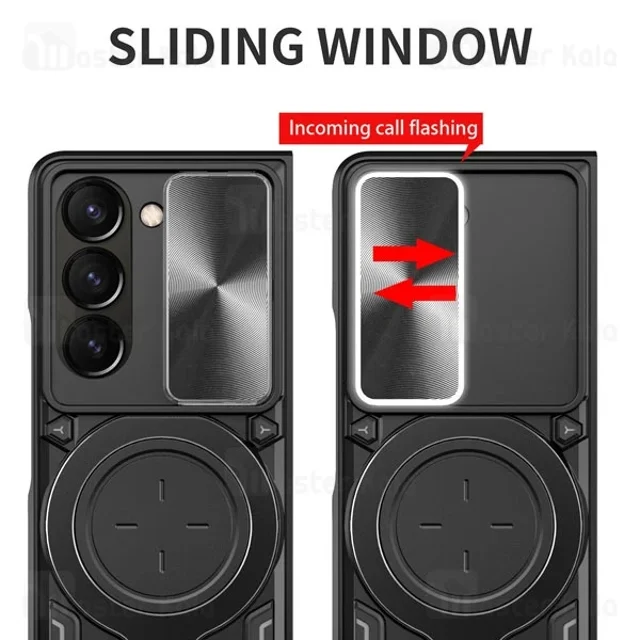 قاب ضد ضربه مگنتی سامسونگ Samsung Galaxy Z Fold6 Magnetic Support Case دارای محافظ دوربین - تصویر 3