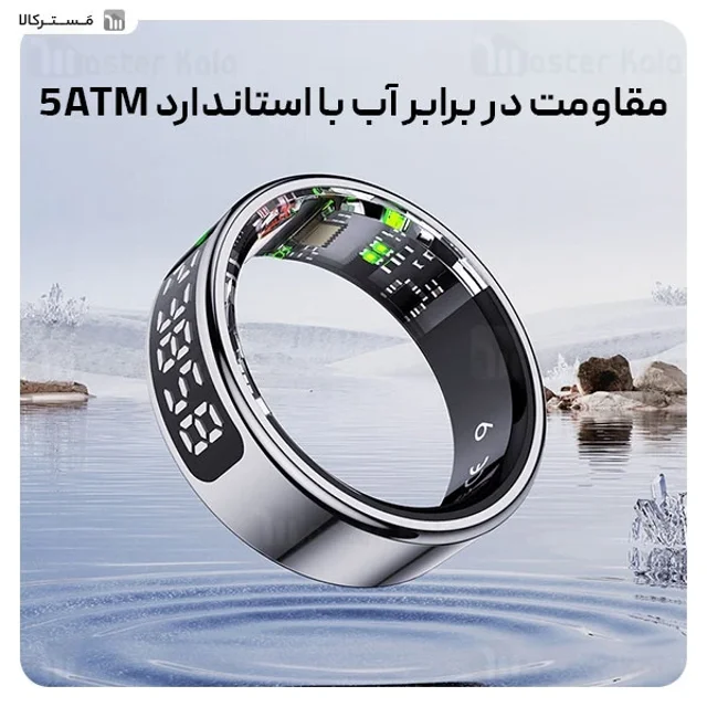 حلقه هوشمند بیوا Biva Ring-02 LED Smart Ring دارای صفحه نمایش - تصویر 5