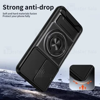 قاب ضد ضربه مگنتی Xiaomi Poco M7 4G Magnetic Multifunctional Case دارای محافظ دوربین - تصویر 7