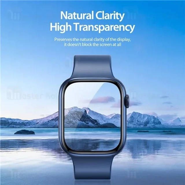 محافظ صفحه اپل واچ Apple Watch series 8 41mm PMMA TPU Screen Protector - تصویر 8