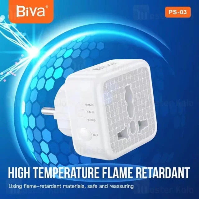 مبدل برق تایمر دار بیوا Biva PS-03 - تصویر 3