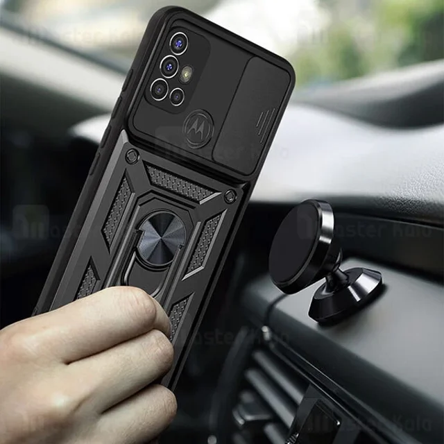 گارد محافظ ضد ضربه انگشتی Motorola Moto G20 / G30 SHUNIJA Case دارای محافظ دوربین - تصویر 4