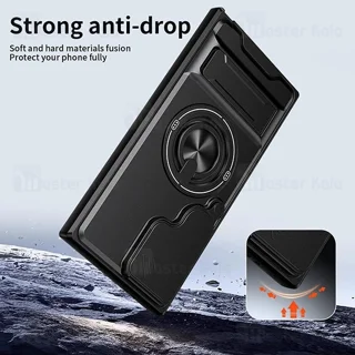 قاب ضد ضربه مگنتی Samsung Galaxy S24 ULTRA Magnetic Multifunctional Case دارای محافظ - تصویر 8