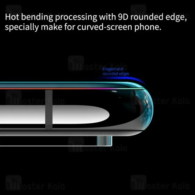 محافظ صفحه شیشه ای تمام صفحه تمام چسب نیلکین Samsung Galaxy S20 Nillkin 3D DS+ Max - تصویر 6