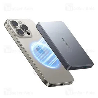پاوربانک وایرلس فوق نازک 10000 مگنتی جویروم Joyroom JR-PBM08 Pro توان 20 وات - تصویر 2