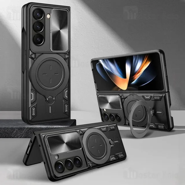 قاب ضد ضربه مگنتی سامسونگ Samsung Galaxy Z Fold6 Magnetic Support Case دارای محافظ دوربین - تصویر 6